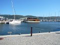 Knysna waterfront and boat to the heads
